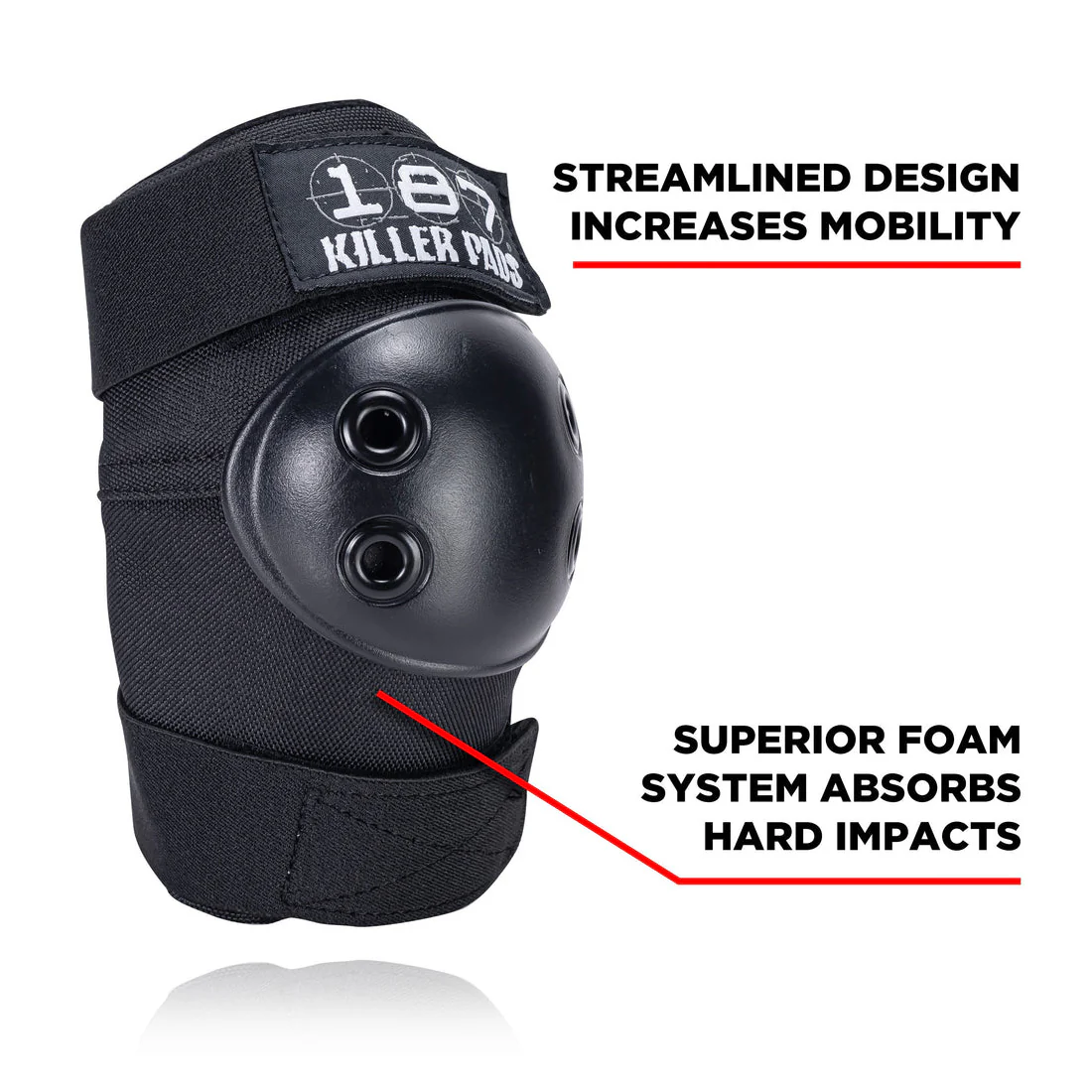 187 Knee/Elbow Combo Pack - Black - Image 3