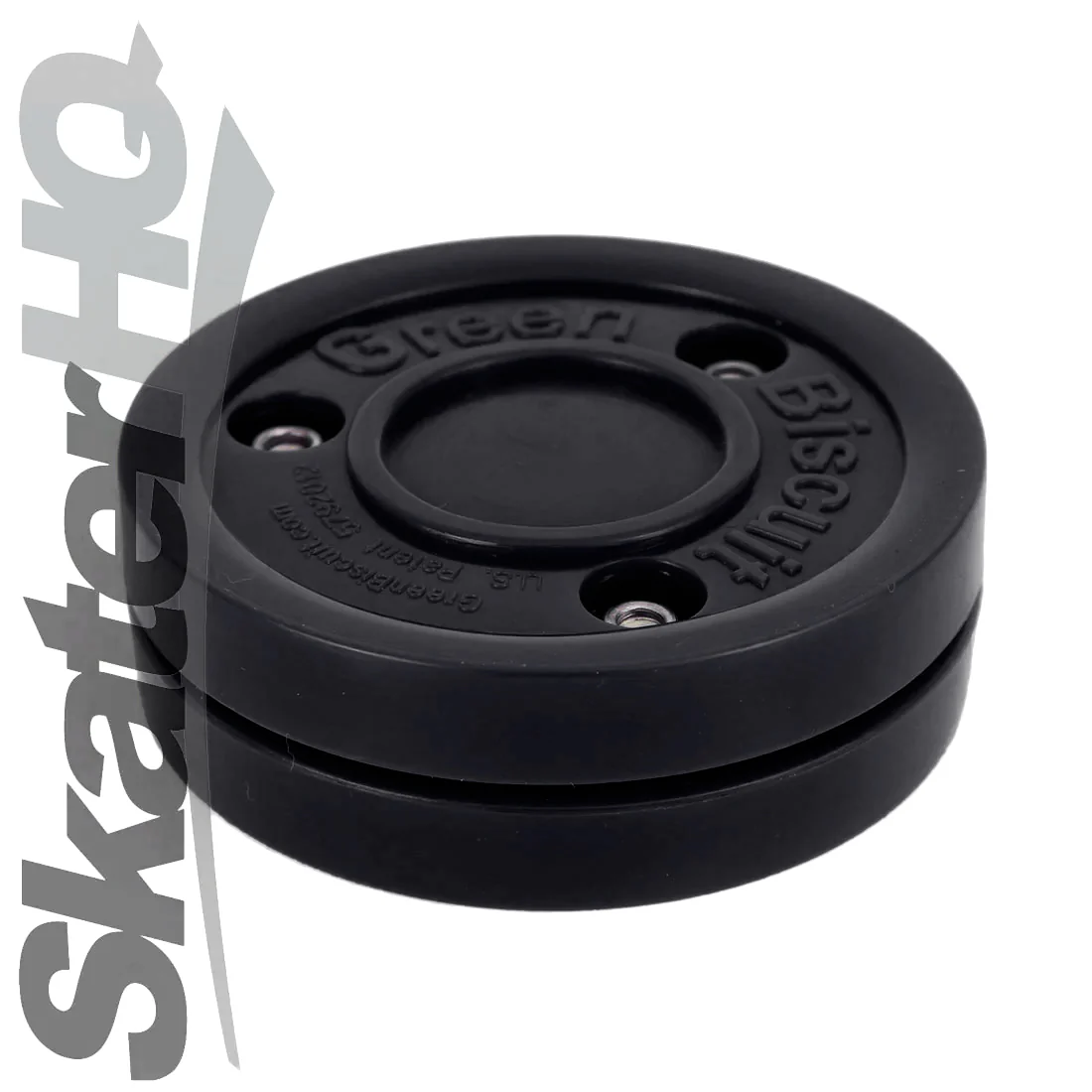 Green Biscuit Hockey Puck - Black - Image 3