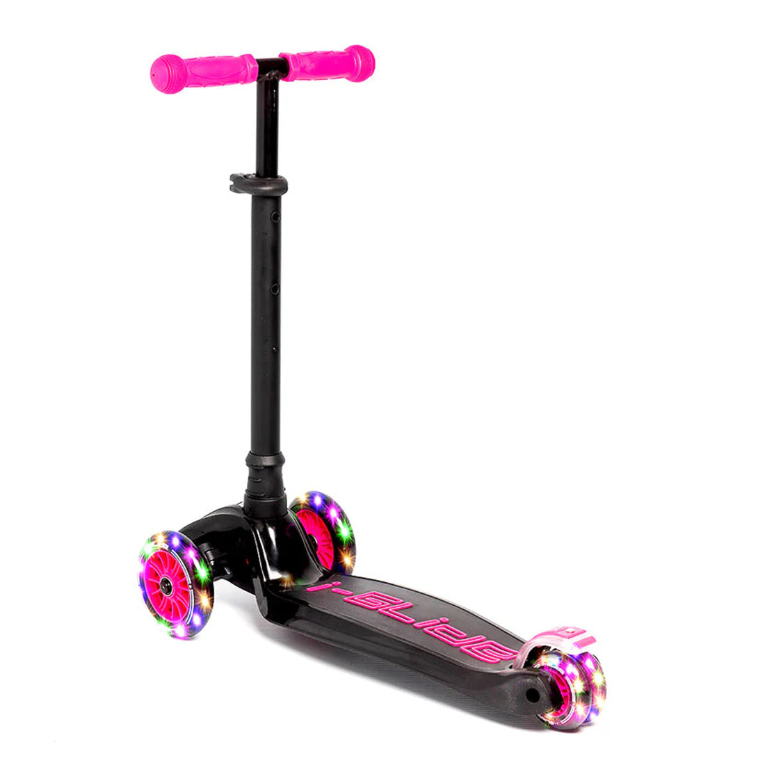 I-Glide Kids 3-Wheel Scooter - Black/Pink - Image 3